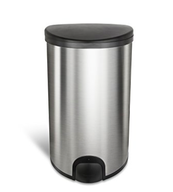 ถังขยะแสตนเลส ระบบสัมผัสอัตโนมัติ Sensor Stainless Steel Toe Tap Trash Can ขนาด 50 ลิตร ถังขยะแสตนเลส ระบบสัมผัสอัตโนมัติ Sensor Stainless Steel Toe Tap Trash Can ขนาด 50 ลิตร